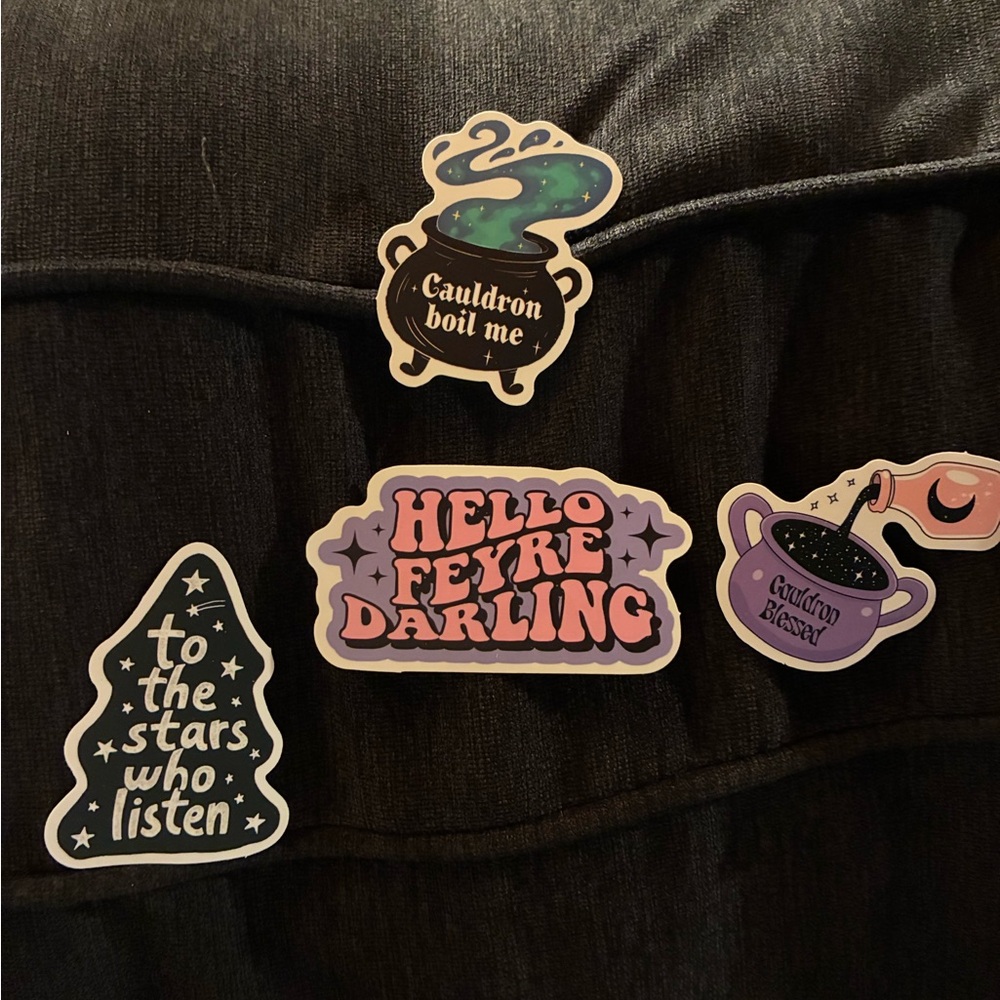 Hello Feyre Darling Pink & Purple Sticker Set